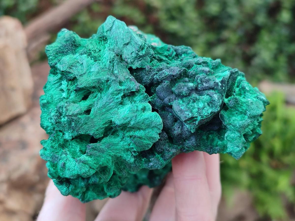 Natural Large Cabinet Size Silky Malachite Specimen x 1 From Kasompe, Congo - Toprock Gemstones and Minerals 