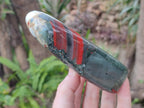 Polished Bloodstone Standing Display Pieces x 3 From Swaziland - Toprock Gemstones and Minerals 