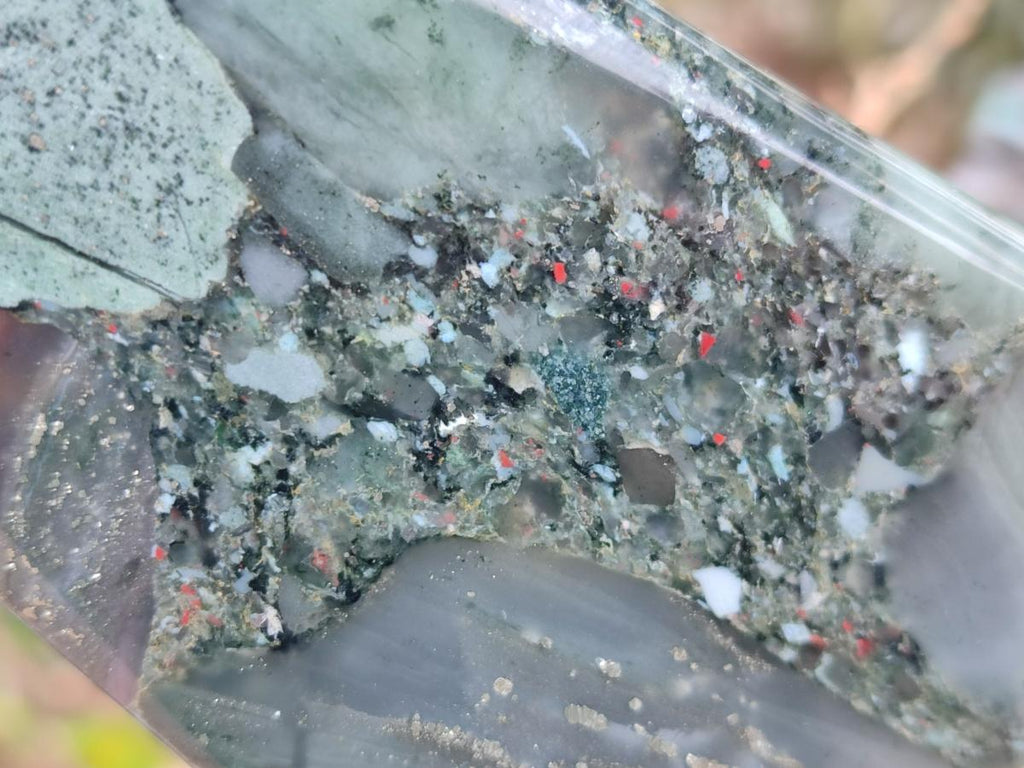 Polished Bloodstone Standing Display Pieces x 3 From Swaziland - Toprock Gemstones and Minerals 
