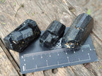 Natural Schorl Black Tourmaline Crystals x 35 From Zimbabwe - Toprock Gemstones and Minerals 
