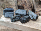 Natural Schorl Black Tourmaline Crystals x 35 From Zimbabwe - Toprock Gemstones and Minerals 