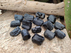 Natural Schorl Black Tourmaline Crystals x 35 From Zimbabwe - Toprock Gemstones and Minerals 
