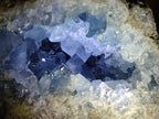Natural Large Blue Celestite Geode Specimen x 1 From Sakoany, Madagascar - Toprock Gemstones and Minerals 