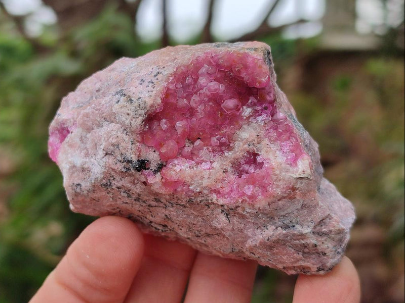 Natural Spherocobaltite Specimens x 6 From Musonoi Mine, Congo - Toprock Gemstones and Minerals 