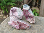 Natural Spherocobaltite Specimens x 6 From Musonoi Mine, Congo - Toprock Gemstones and Minerals 