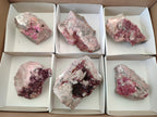 Natural Spherocobaltite Specimens x 6 From Musonoi Mine, Congo - Toprock Gemstones and Minerals 