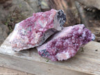 Natural Spherocobaltite Specimens x 6 From Musonoi Mine, Congo - Toprock Gemstones and Minerals 