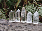 Polished Clear Quartz Pendant Crystals x 20 From Madagascar - Toprock Gemstones and Minerals 