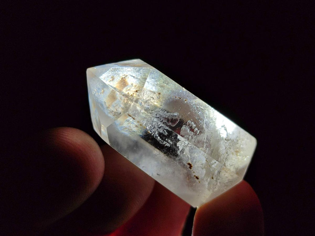 Polished Clear Quartz Pendant Crystals x 20 From Madagascar - Toprock Gemstones and Minerals 