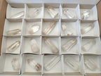 Polished Clear Quartz Pendant Crystals x 20 From Madagascar - Toprock Gemstones and Minerals 