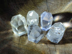 Polished Clear Quartz Pendant Crystals x 20 From Madagascar - Toprock Gemstones and Minerals 