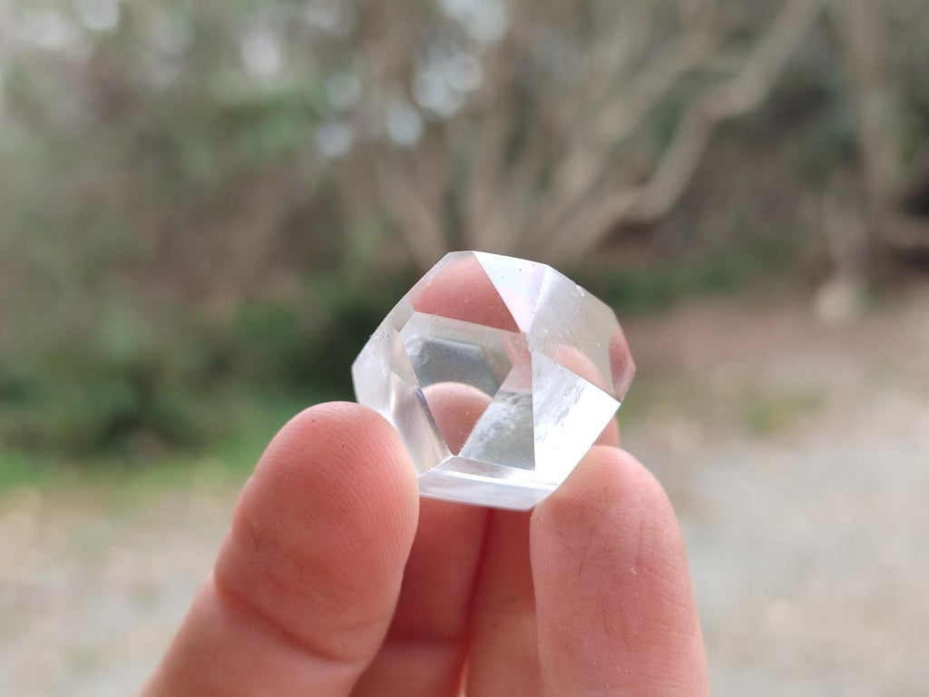 Polished Clear Quartz Pendant Crystals x 20 From Madagascar - Toprock Gemstones and Minerals 
