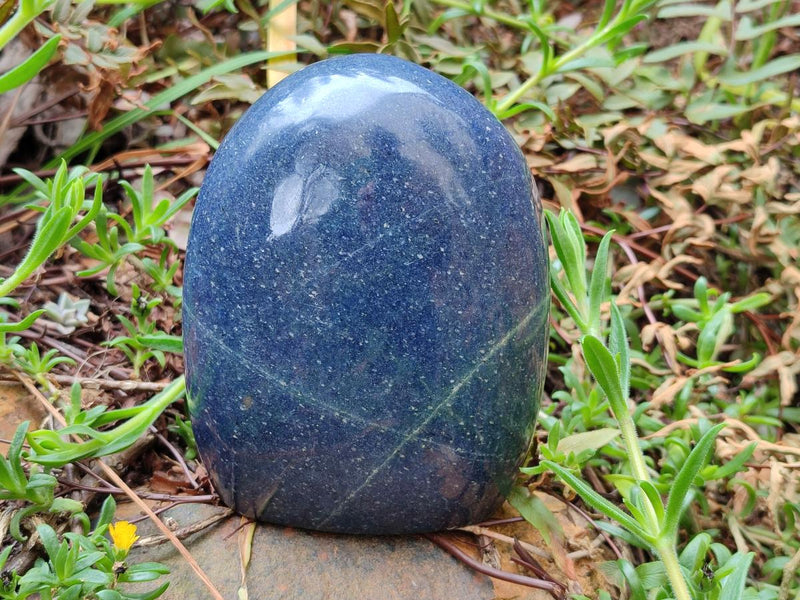 Polished Lazulite Standing Display Pieces x 2 From Madagascar - Toprock Gemstones and Minerals 