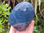 Polished Lazulite Standing Display Pieces x 2 From Madagascar - Toprock Gemstones and Minerals 