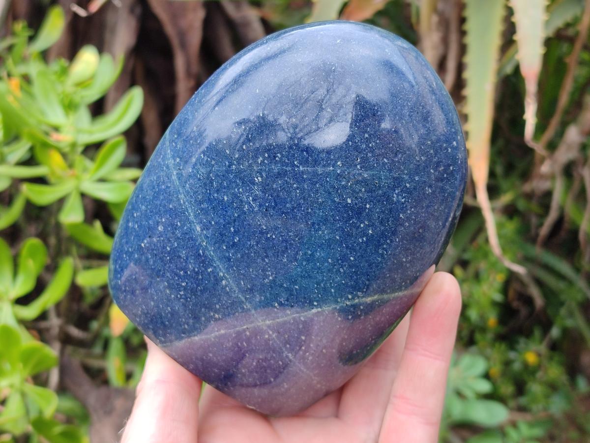 Polished Lazulite Standing Display Pieces x 2 From Madagascar - Toprock Gemstones and Minerals 