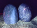 Polished Lazulite Standing Display Pieces x 2 From Madagascar - Toprock Gemstones and Minerals 