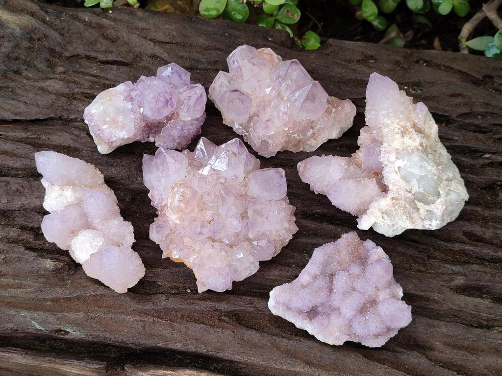 Natural Spirit Amethyst Clusters x 6 From Boekenhouthoek, South Africa - Toprock Gemstones and Minerals 
