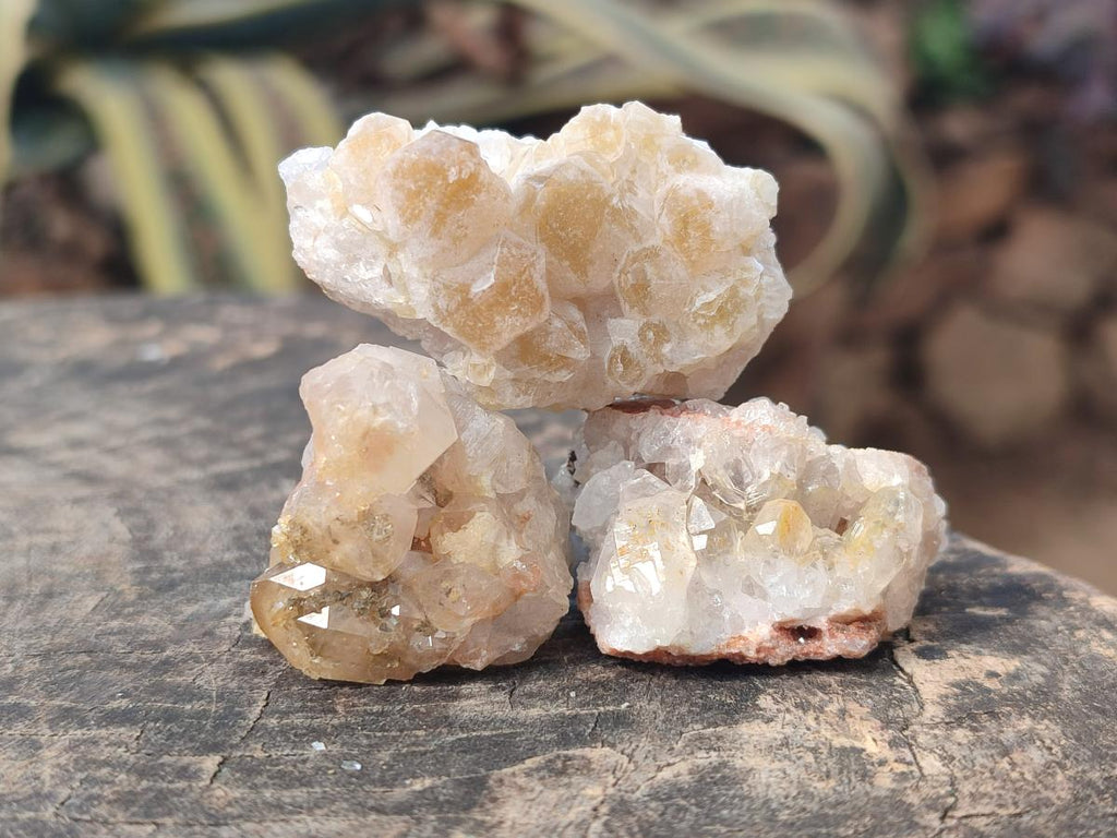 Natural Limonite Quartz Clusters x 70 From Solwezi, Zambia - Toprock Gemstones and Minerals 