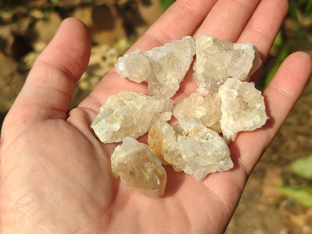 Natural Limonite Quartz Clusters x 70 From Solwezi, Zambia - Toprock Gemstones and Minerals 