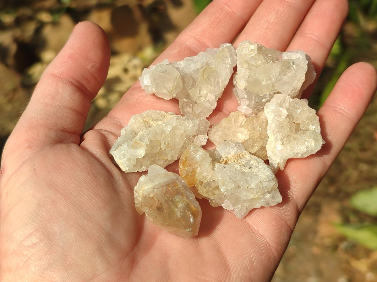 Natural Limonite Quartz Clusters x 70 From Solwezi, Zambia - Toprock Gemstones and Minerals 