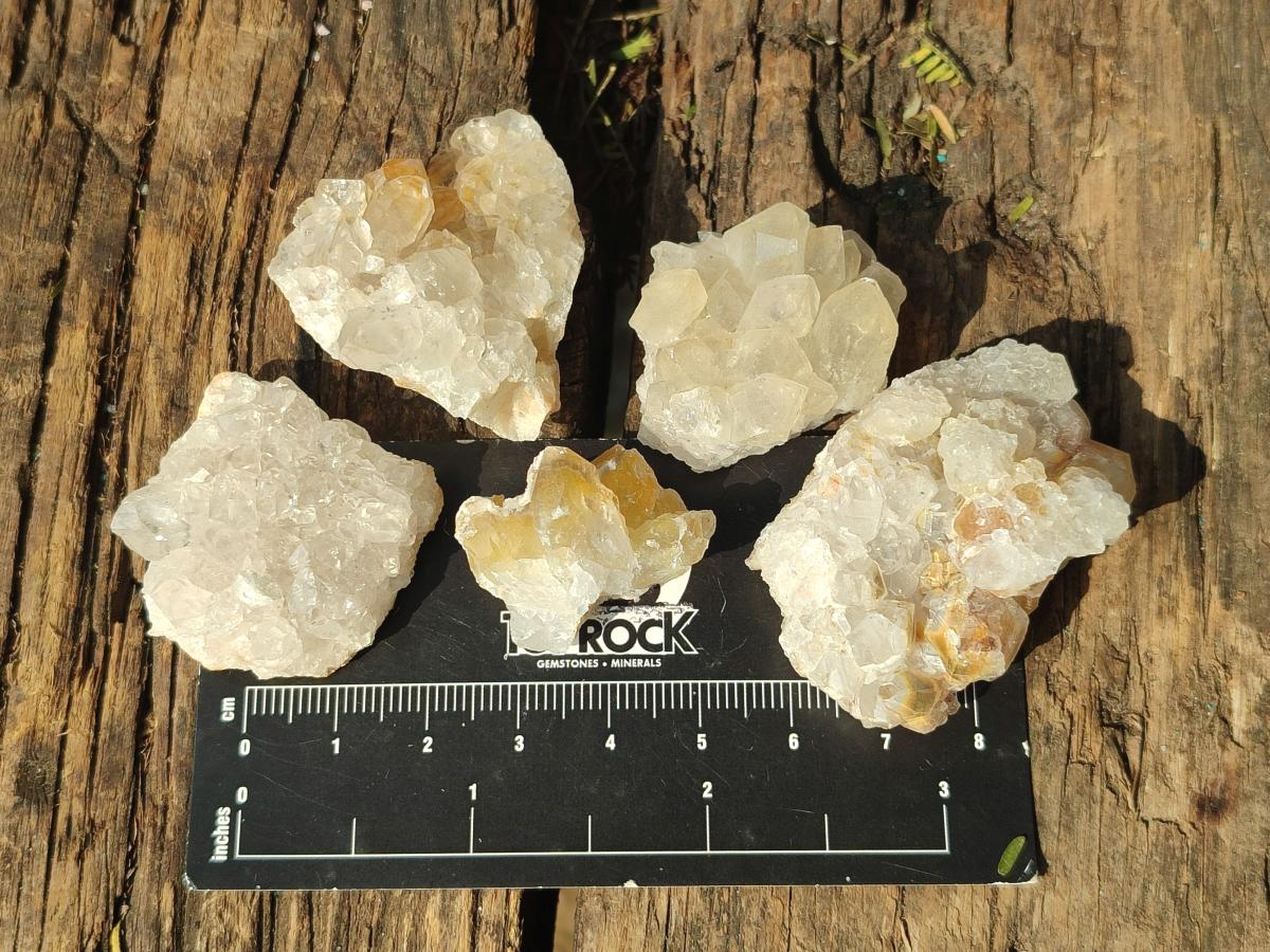 Natural Limonite Quartz Clusters x 70 From Solwezi, Zambia - Toprock Gemstones and Minerals 
