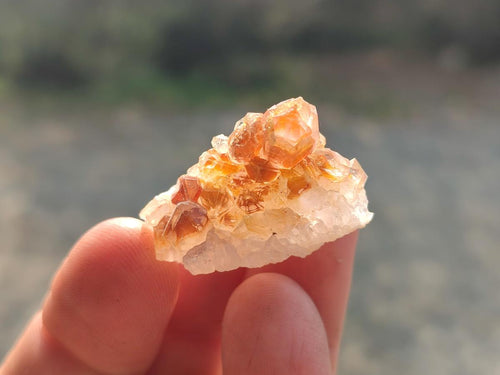 Natural Limonite Quartz Clusters x 70 From Solwezi, Zambia - Toprock Gemstones and Minerals 