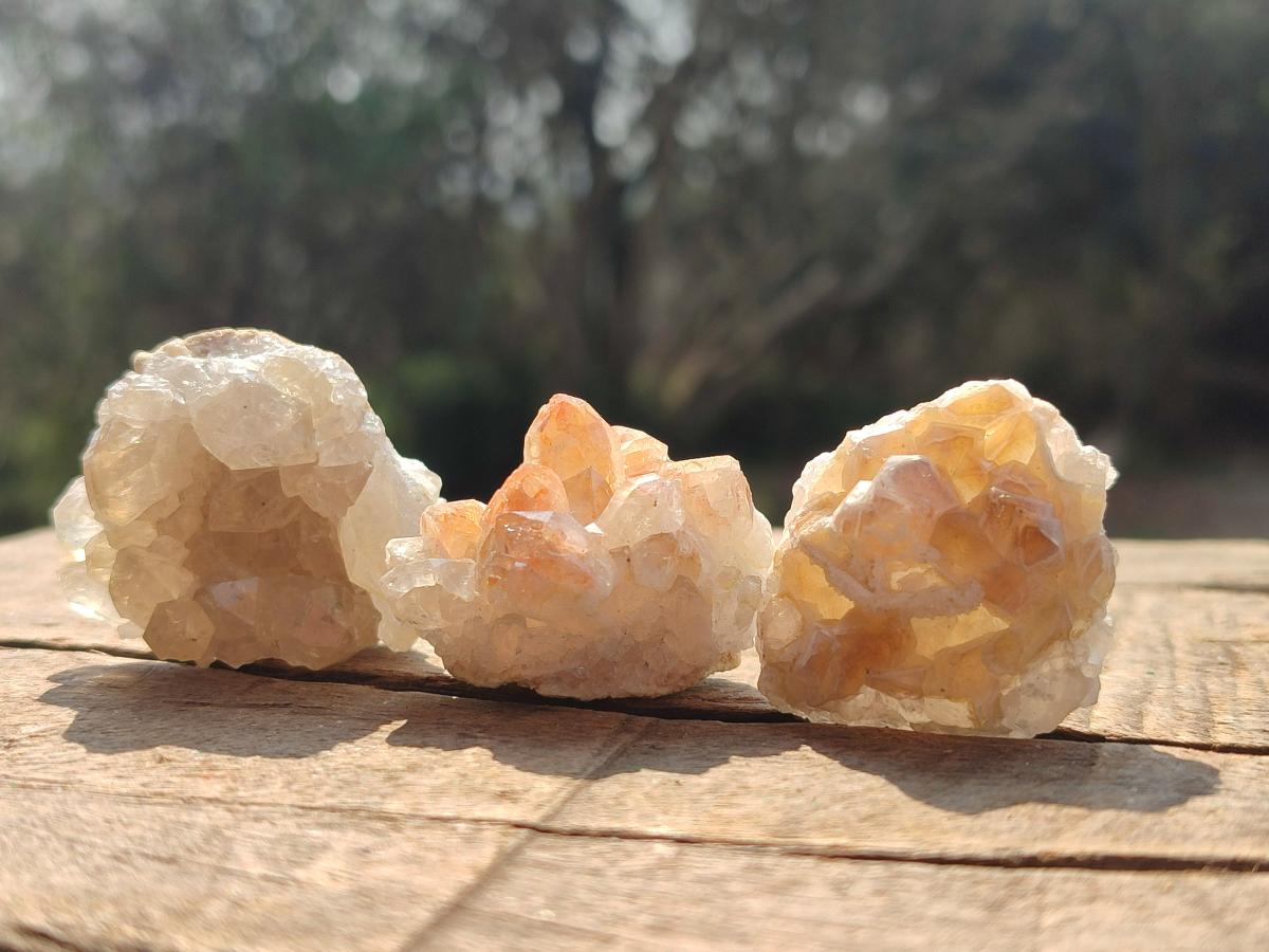 Natural Limonite Quartz Clusters x 70 From Solwezi, Zambia - Toprock Gemstones and Minerals 