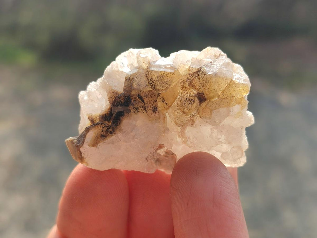 Natural Limonite Quartz Clusters x 70 From Solwezi, Zambia - Toprock Gemstones and Minerals 