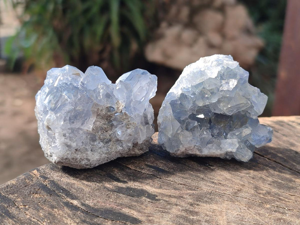 Natural Blue Celestite Specimens x 37 From Sakoany, Madagascar - Toprock Gemstones and Minerals 