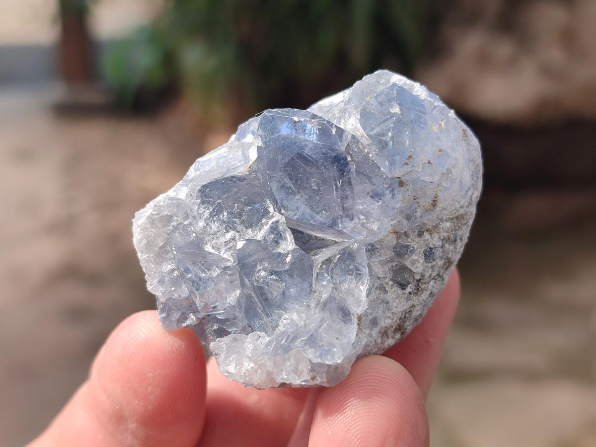 Natural Blue Celestite Specimens x 37 From Sakoany, Madagascar - Toprock Gemstones and Minerals 