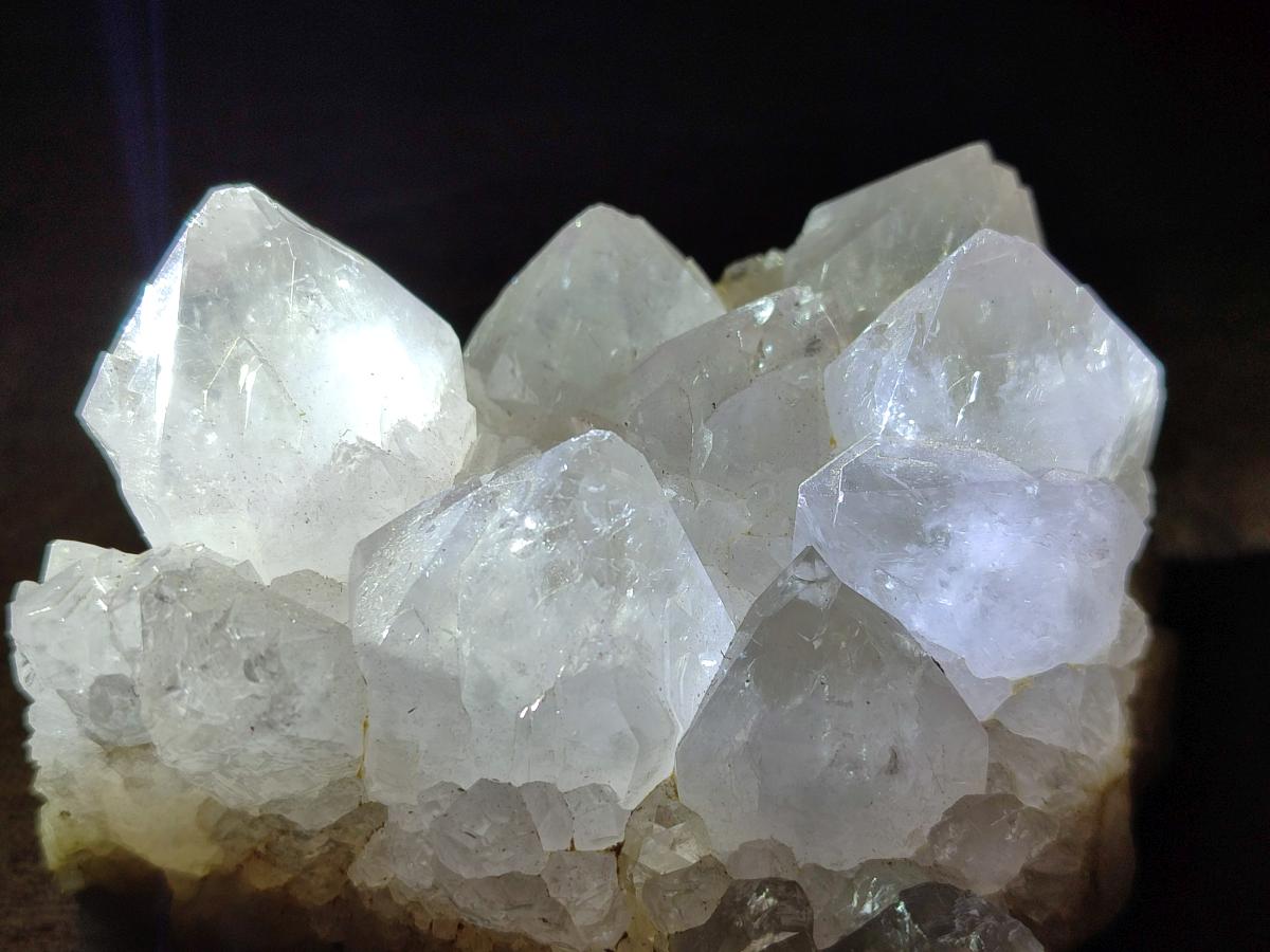 Natural Lilac Spirit Quartz Clusters x 2 From Boekenhouthoek, South Africa - Toprock Gemstones and Minerals 