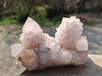 Natural Lilac Spirit Quartz Clusters x 2 From Boekenhouthoek, South Africa - Toprock Gemstones and Minerals 