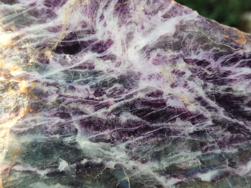 Polished and Natural Watermelon Fluorite Slices x 2 From Uis, Namibia - Toprock Gemstones and Minerals 