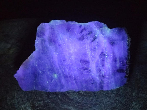 Polished and Natural Watermelon Fluorite Slices x 2 From Uis, Namibia - Toprock Gemstones and Minerals 