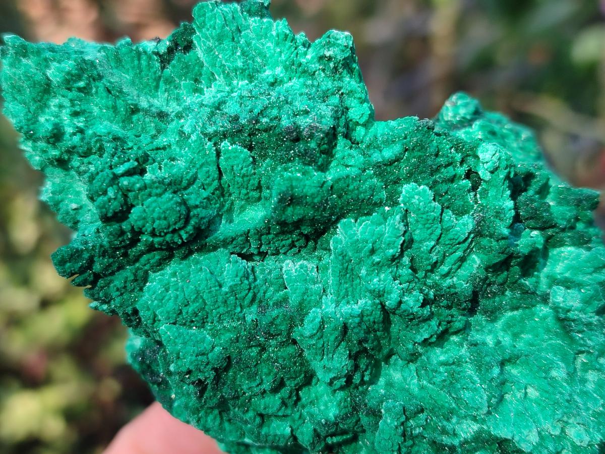 Natural Silky Malachite Specimens x 6 From Kasompe, Congo - Toprock Gemstones and Minerals 