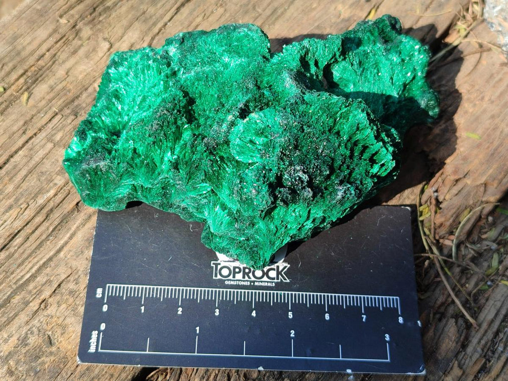 Natural Silky Malachite Specimens x 6 From Kasompe, Congo - Toprock Gemstones and Minerals 
