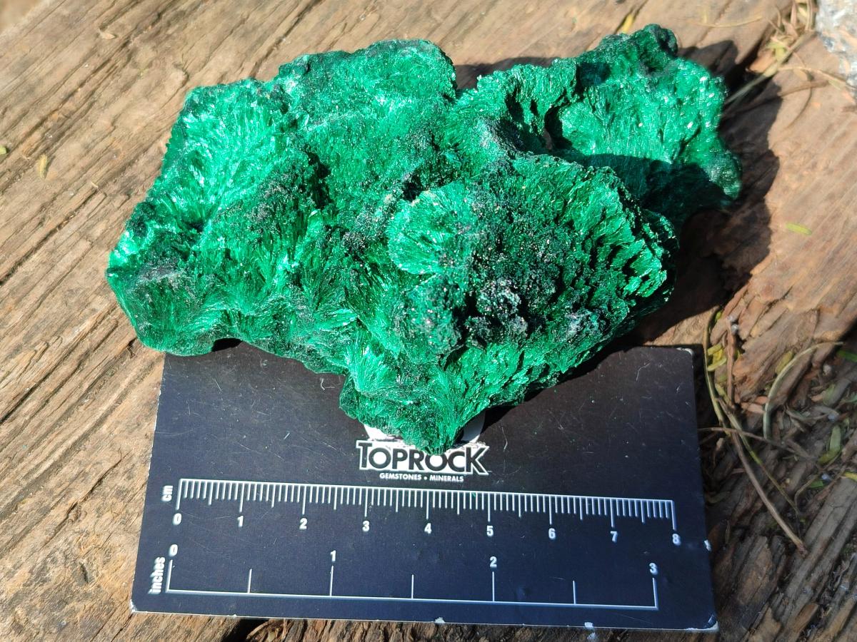 Natural Silky Malachite Specimens x 6 From Kasompe, Congo - Toprock Gemstones and Minerals 