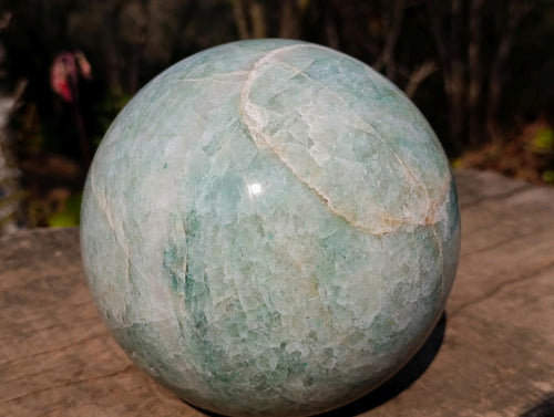 Polished XL Amazonite Sphere x 1 From South Africa - Toprock Gemstones and Minerals 