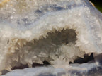 Natural Blue Lace Agate Geode Specimens x 12 From Nsanje, Malawi - Toprock Gemstones and Minerals 