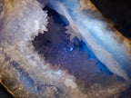 Natural Blue Lace Agate Geode Specimens x 12 From Nsanje, Malawi - Toprock Gemstones and Minerals 