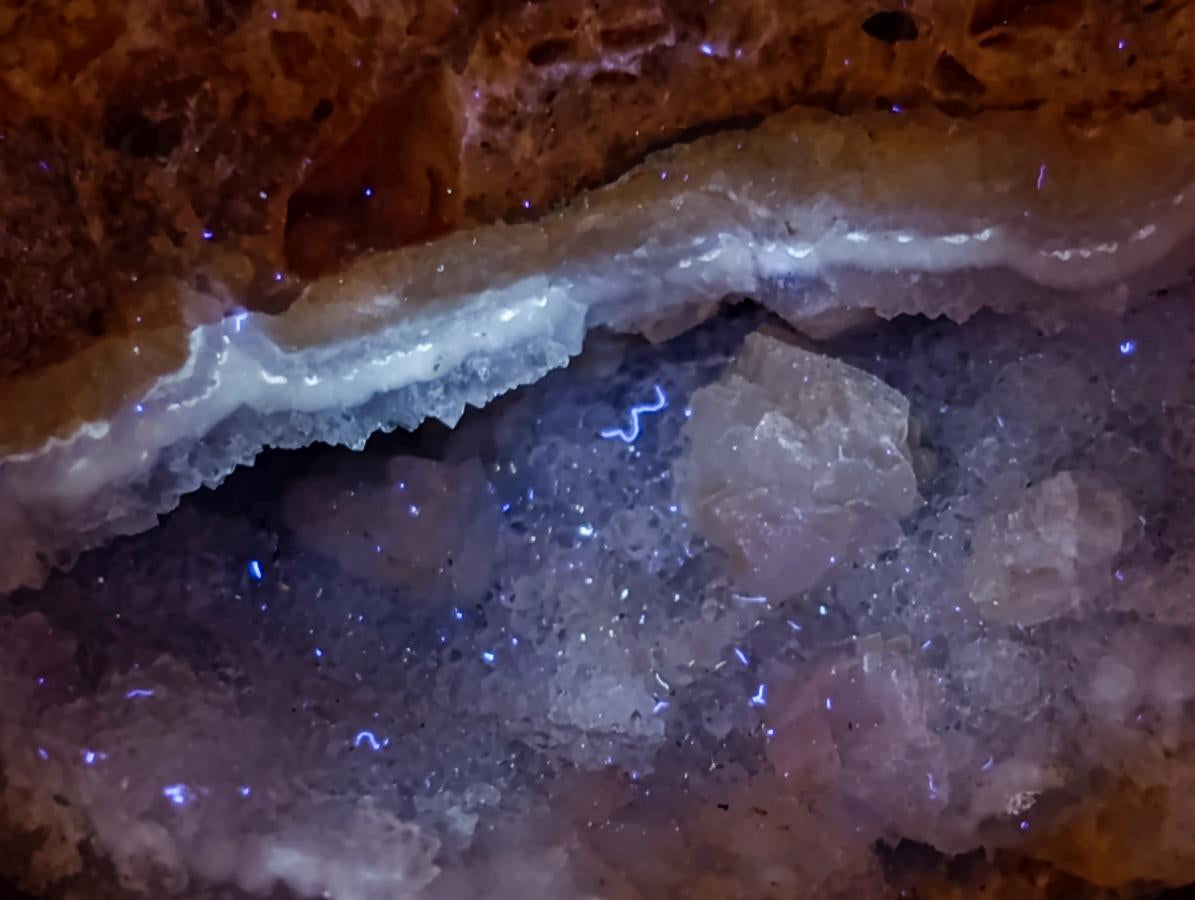 Natural Blue Lace Agate Geode Specimens x 12 From Nsanje, Malawi - Toprock Gemstones and Minerals 