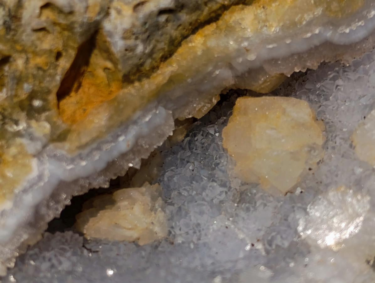 Natural Blue Lace Agate Geode Specimens x 12 From Nsanje, Malawi - Toprock Gemstones and Minerals 