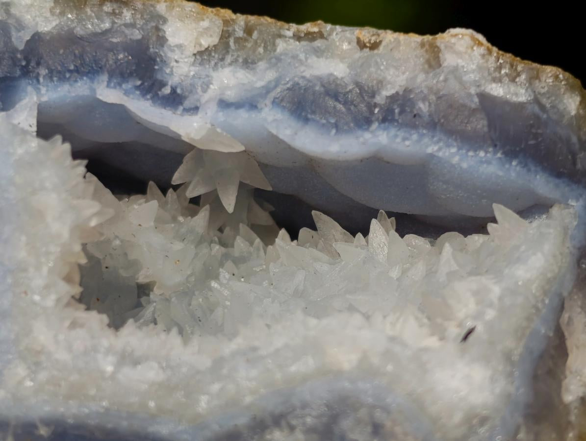 Natural Blue Lace Agate Geode Specimens x 12 From Nsanje, Malawi - Toprock Gemstones and Minerals 
