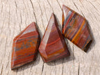Polished Banded Tiger Iron Jewellery Free Forms x 24 From South Africa - Toprock Gemstones and Minerals 