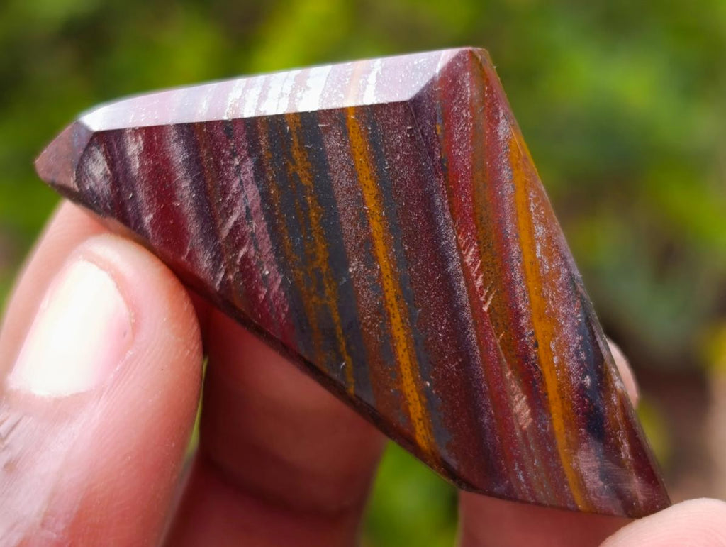 Polished Banded Tiger Iron Jewellery Free Forms x 24 From South Africa - Toprock Gemstones and Minerals 