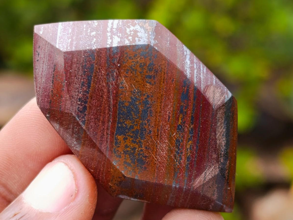 Polished Banded Tiger Iron Jewellery Free Forms x 24 From South Africa - Toprock Gemstones and Minerals 