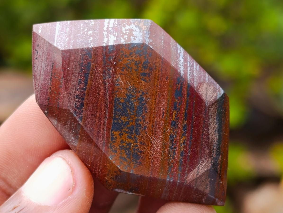 Polished Banded Tiger Iron Jewellery Free Forms x 24 From South Africa - Toprock Gemstones and Minerals 