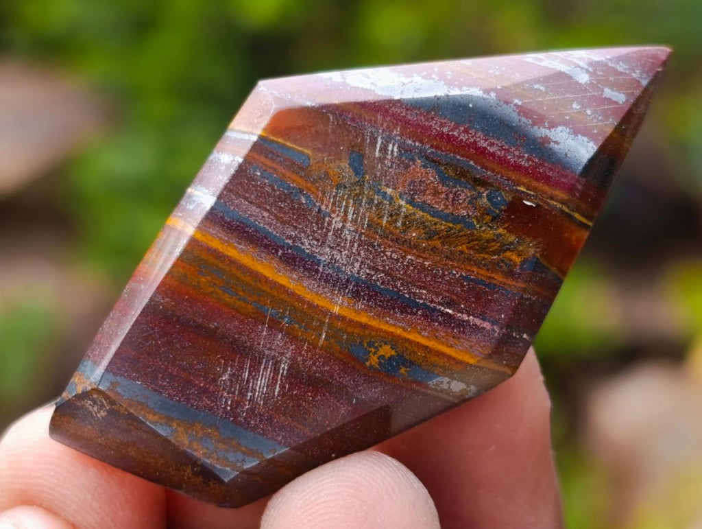 Polished Banded Tiger Iron Jewellery Free Forms x 24 From South Africa - Toprock Gemstones and Minerals 