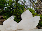 Polished Girasol Quartz Crystals x 2 From Ambatondrazaka, Madagascar - Toprock Gemstones and Minerals 