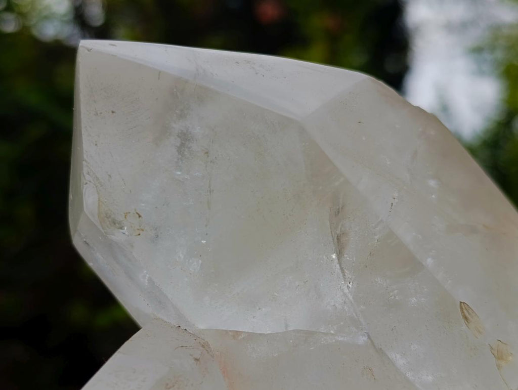 Polished Girasol Quartz Crystals x 2 From Ambatondrazaka, Madagascar - Toprock Gemstones and Minerals 